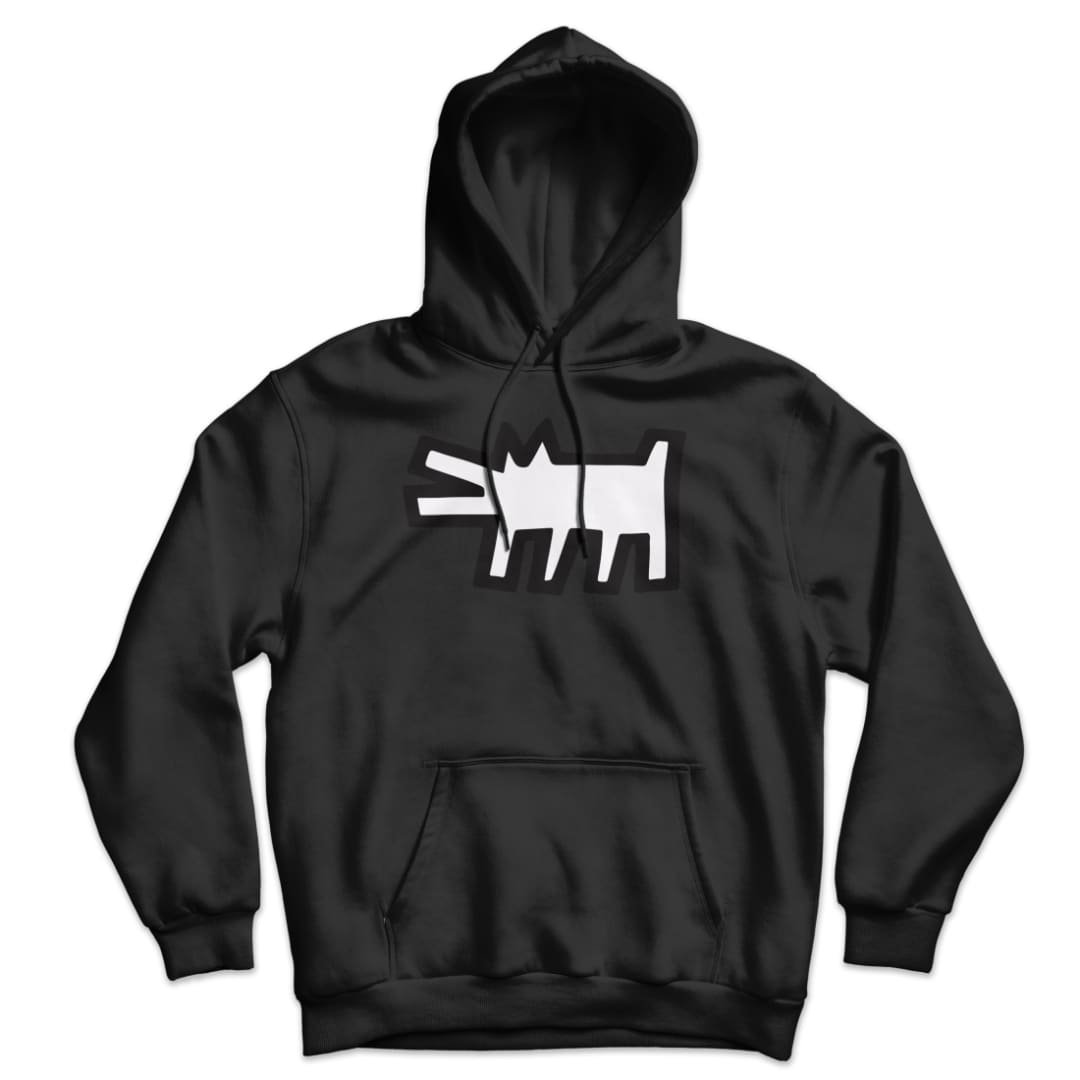 The Barking Dog Icon 1990 Street Art Hoodie | Art-O-Rama Shop