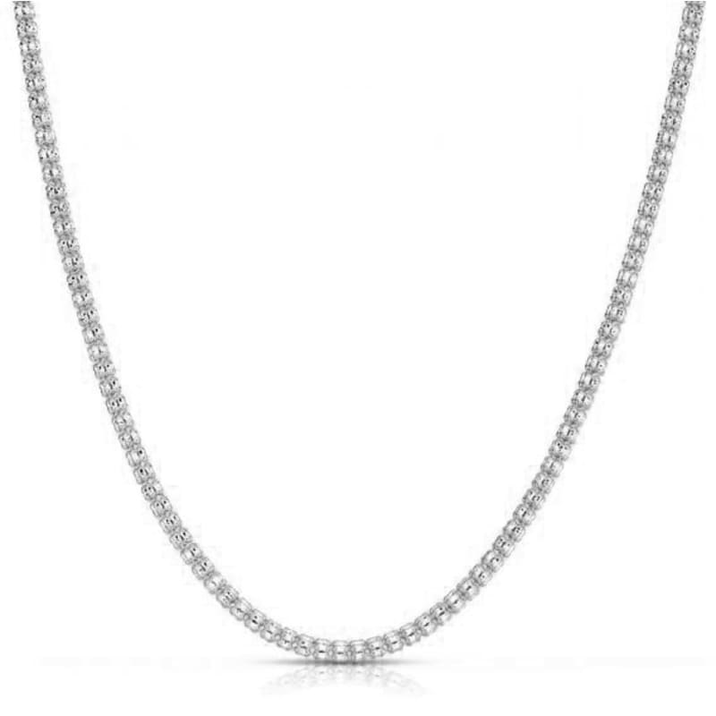 Ice Barrel Chain in 14k White Gold (3.1 mm) | Richard Cannon Jewelry