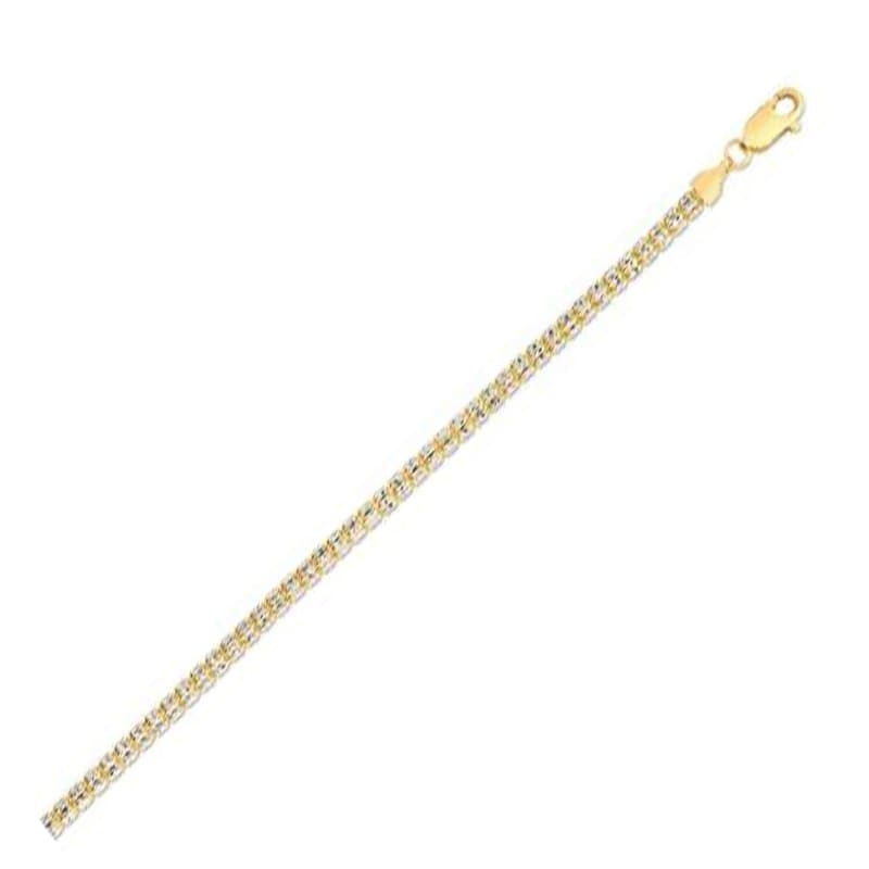 Ice Barrel Chain in 14k Yellow Gold (3.1 mm) | Richard Cannon Jewelry