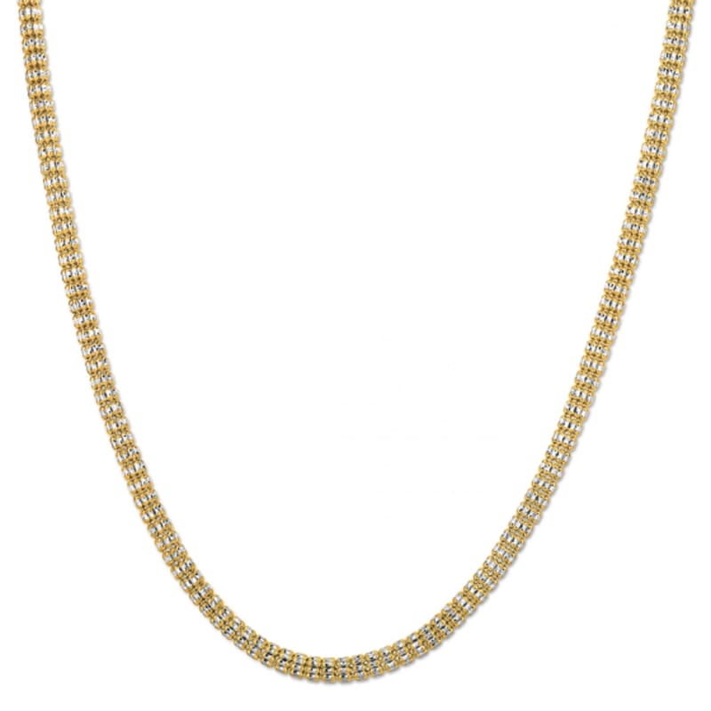 Ice Barrel Chain in 14k Yellow Gold (4.25 mm) | Richard Cannon Jewelry