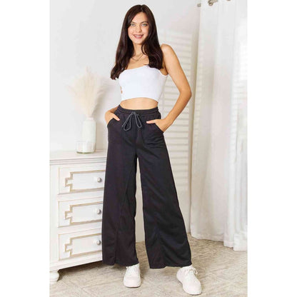 Basic Bae Wide Leg Pocketed Pants | The Urban Clothing Shop™