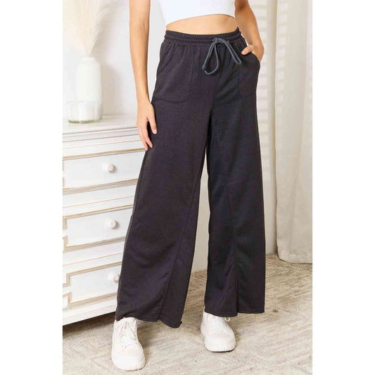 Basic Bae Wide Leg Pocketed Pants | The Urban Clothing Shop™