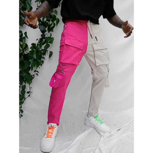 BEIGE PINK BRONX Pants | The Urban Clothing Shop™
