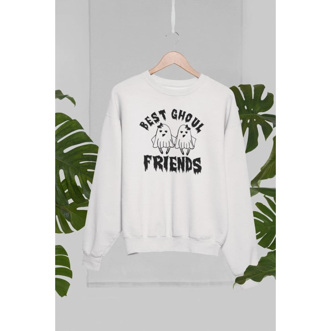 Best Ghoul Friends Sweat Shirt | Virgo