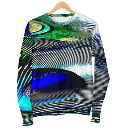 Bird Models: Peacock Feathers Men’s Sweater | The Urban Clothing Shop™