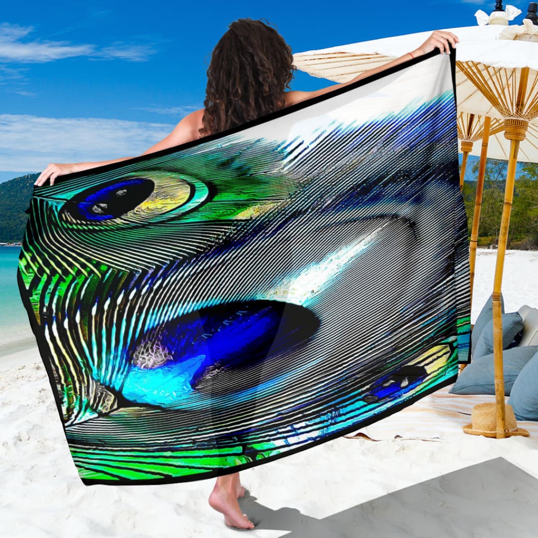 Bird Models: Peacock Feathers Sarong | The Urban Clothing Shop™