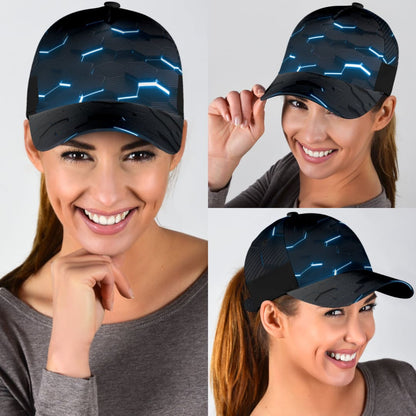 Blue Carbon Fiber Classic Cap | The Urban Clothing Shop™