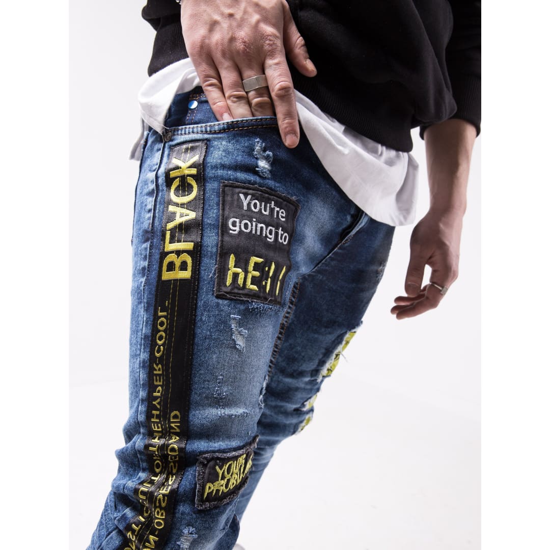 BLUE FALCON Jeans | The Urban Clothing Shop™