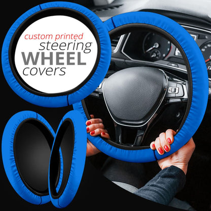 Blue Steering Wheel Cover | The Urban Clothing Shop™