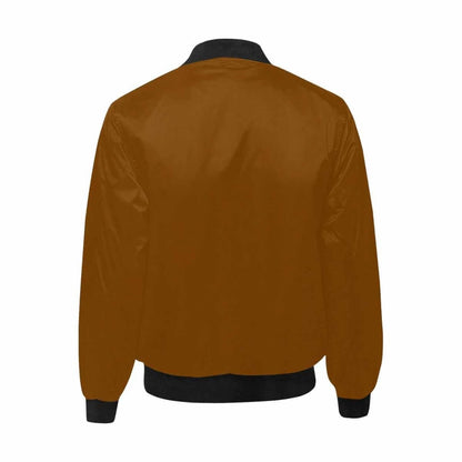 Bomber Jacket For Men Chocolate Brown And Black | IAA | inQue.Style