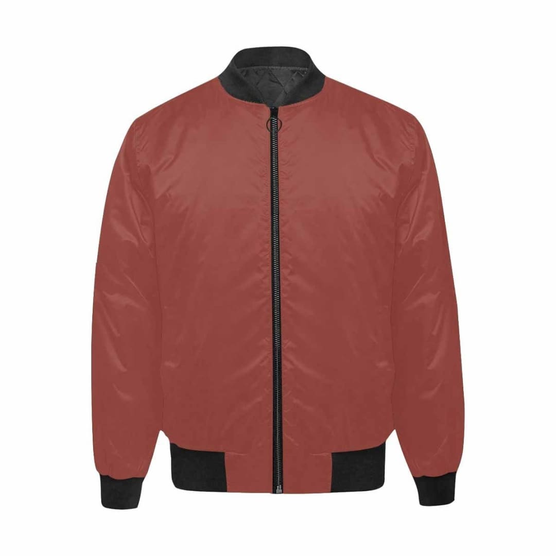 Bomber Jacket For Men Cognac Red And Black | IAA | inQue.Style