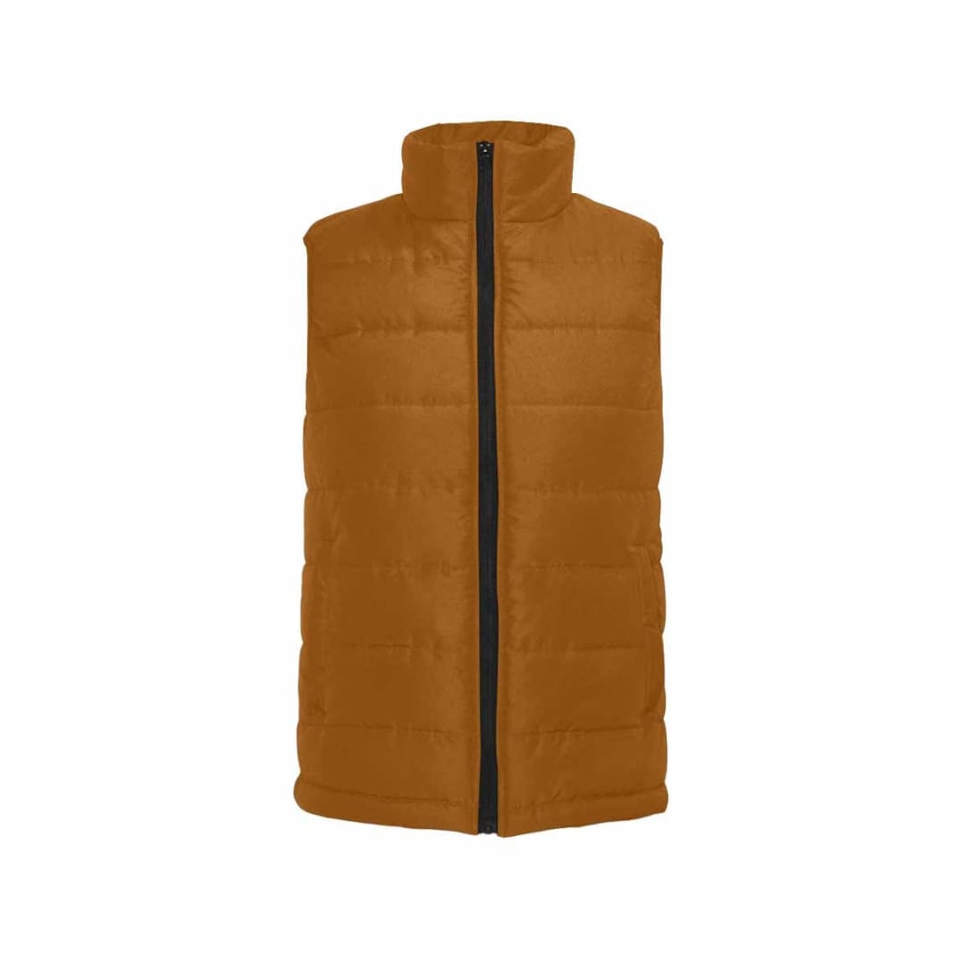 Brown Mens Padded Vest | IAA | inQue.Style