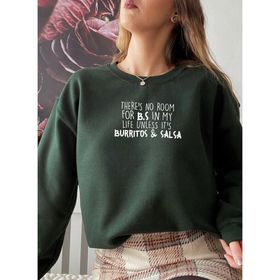 Burritos & Salsa Sweat Shirt | Merchmallow