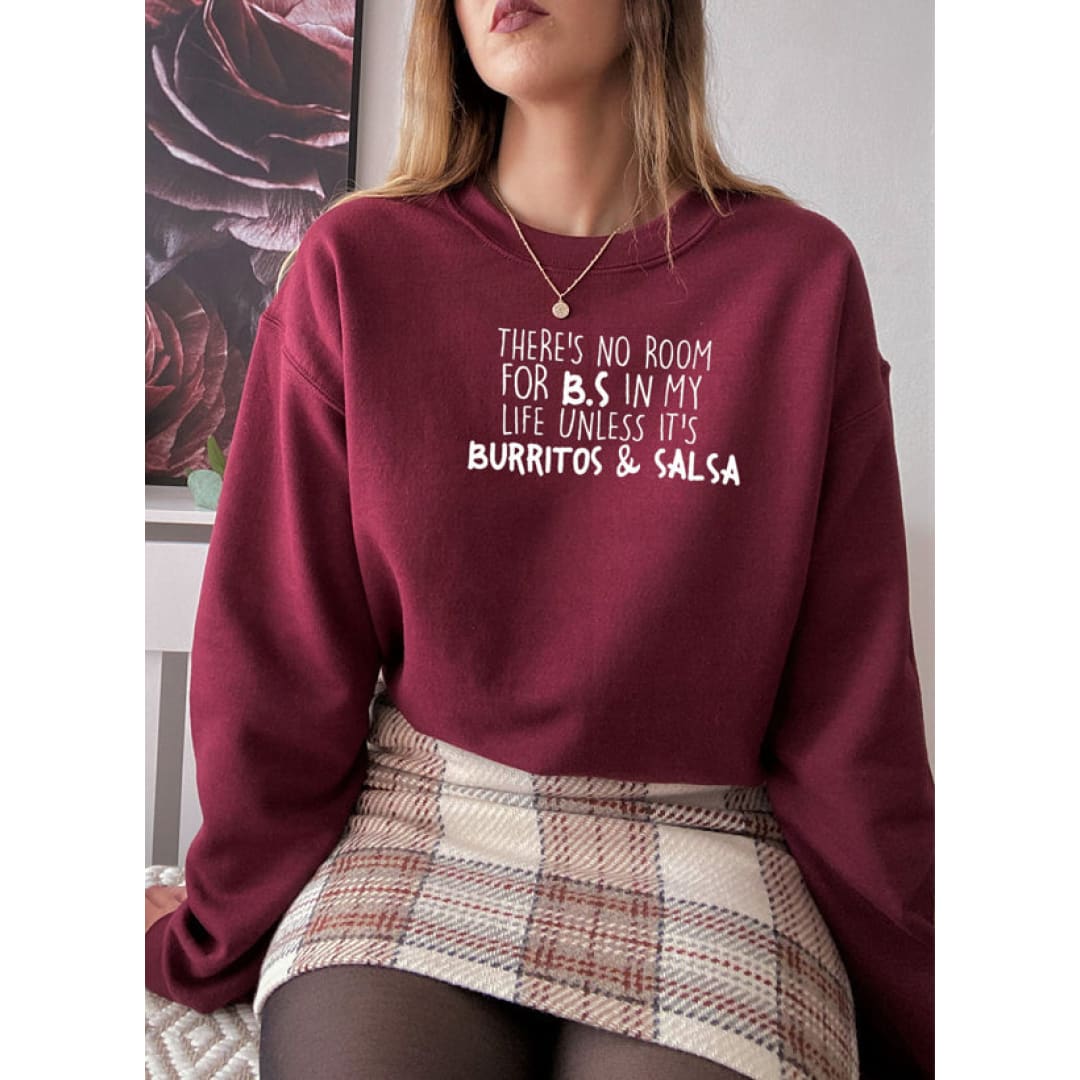 Burritos & Salsa Sweat Shirt | Merchmallow