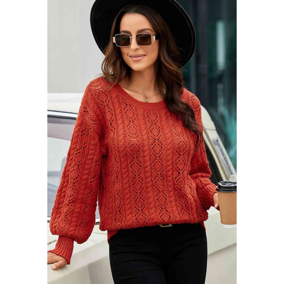 Camille Cable-Knit Sweater | ClaudiaG