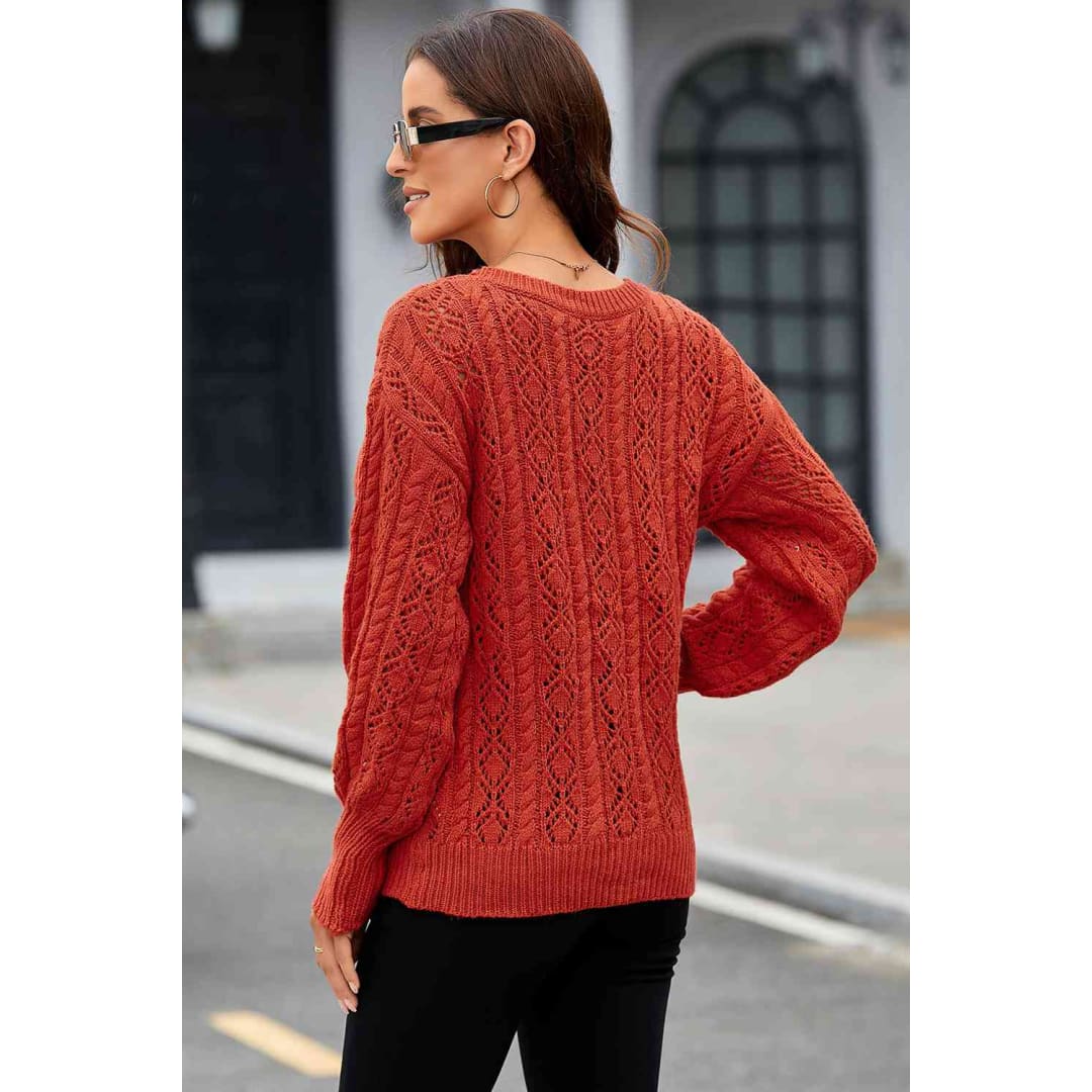 Camille Cable-Knit Sweater | ClaudiaG