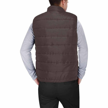 Carafe Brown Mens Padded Vest | IAA | inQue.Style
