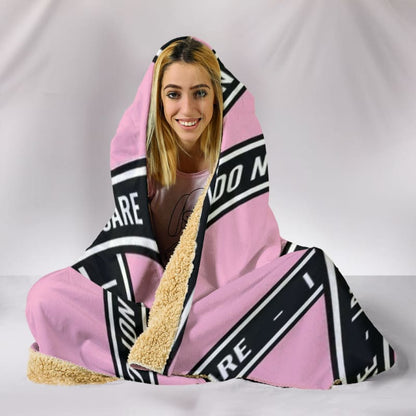I Do Not Care Snuglee Hooded Blanket | The Urban Clothing Shop™