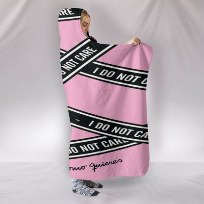 I Do Not Care Snuglee Hooded Blanket | The Urban Clothing Shop™