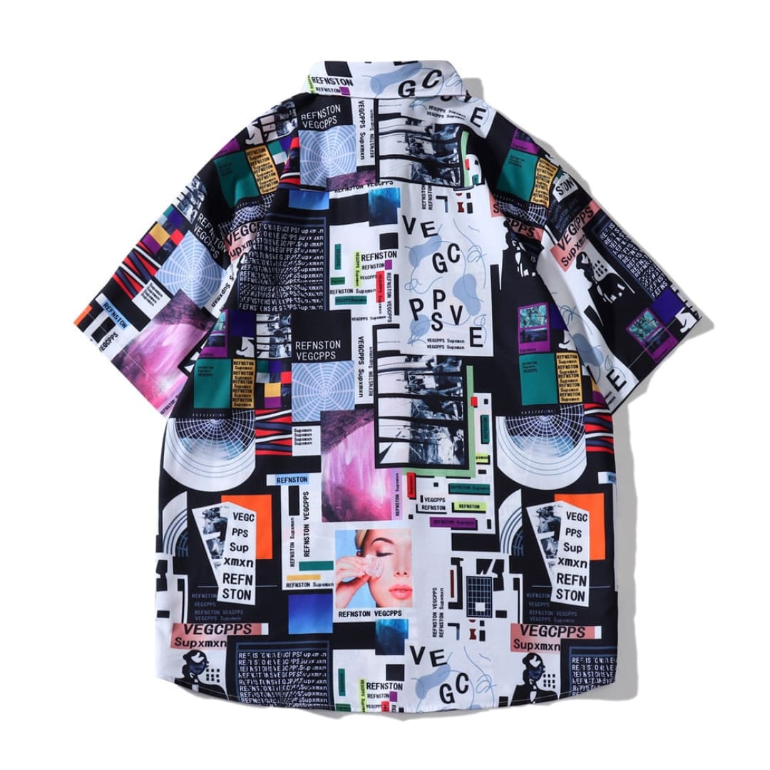 CasualStreet Printed Short Sleeve Mad Messages Shirt | The Urban Clothing Shop™