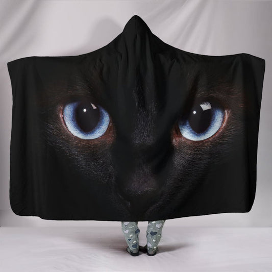 Cat Eyes Hooded Blanket | The Urban Clothing Shop™