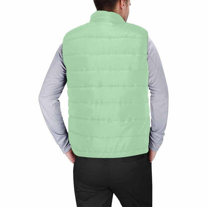 Celadon Green Mens Padded Vest | IAA | inQue.Style