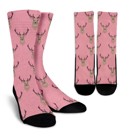 CHAUSSETTES - CERF ROSE Socks | The Urban Clothing Shop™