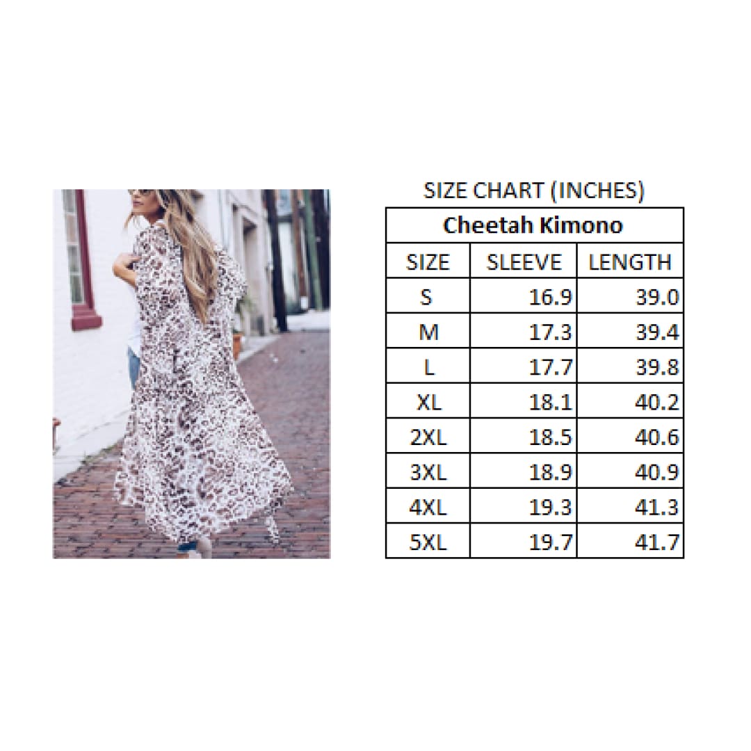 Cheetah Kimono | ClaudiaG