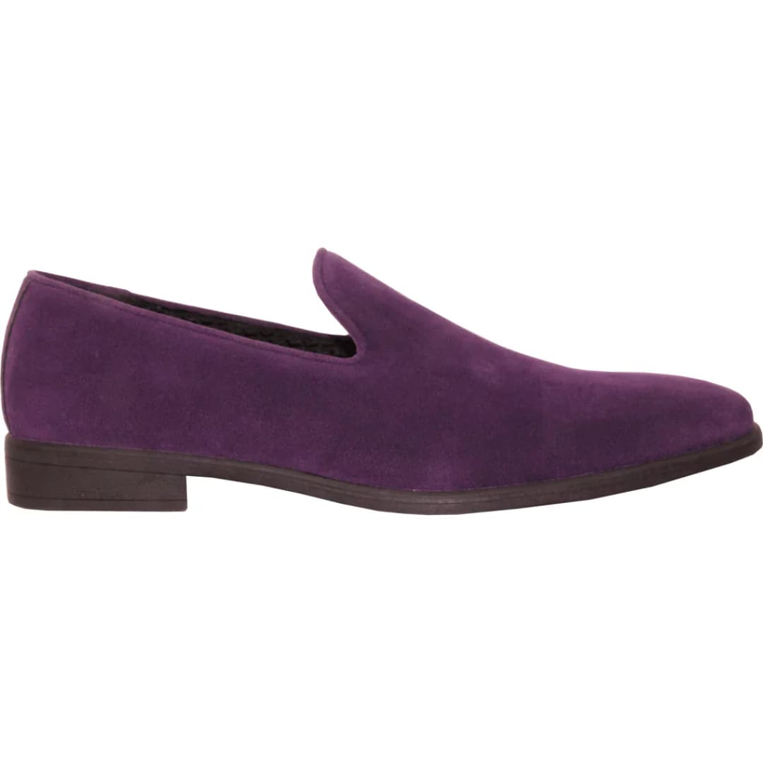 Chelsea Purple Suede Tuxedo Shoes | Tux-USA