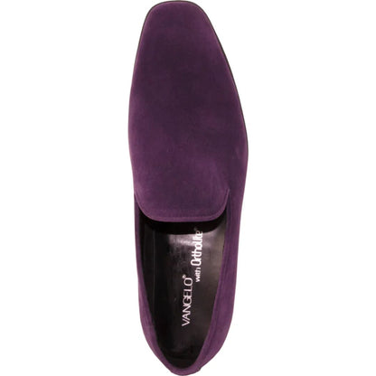 Chelsea Purple Suede Tuxedo Shoes | Tux-USA