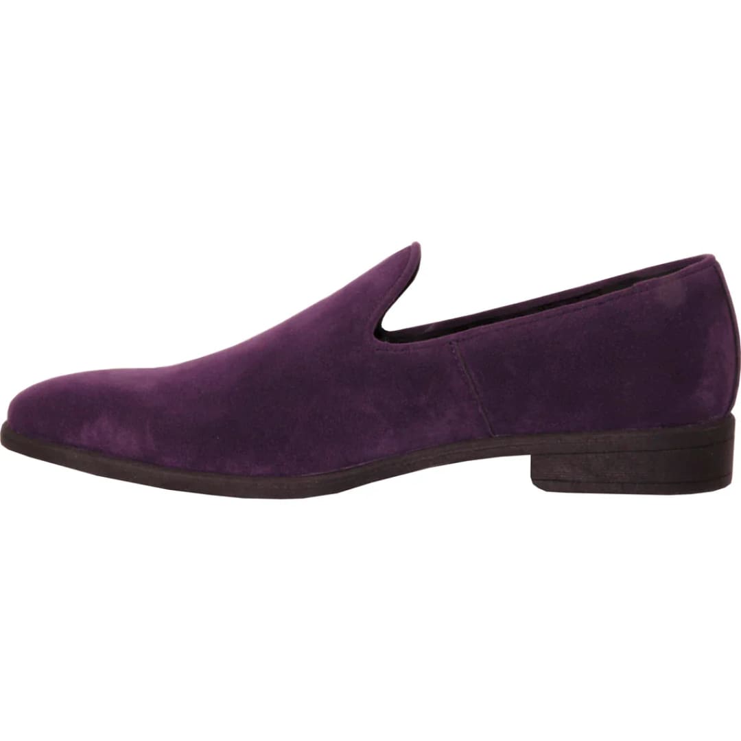 Chelsea Purple Suede Tuxedo Shoes | Tux-USA