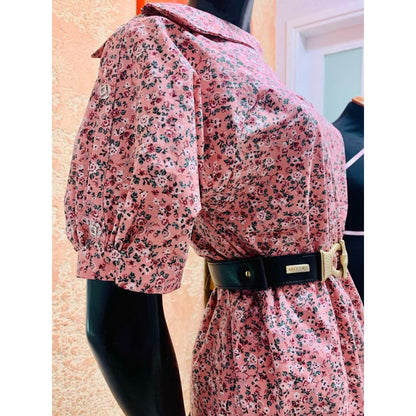 Chemisier Floral Pink dress | Atelier Evezet Arapakou