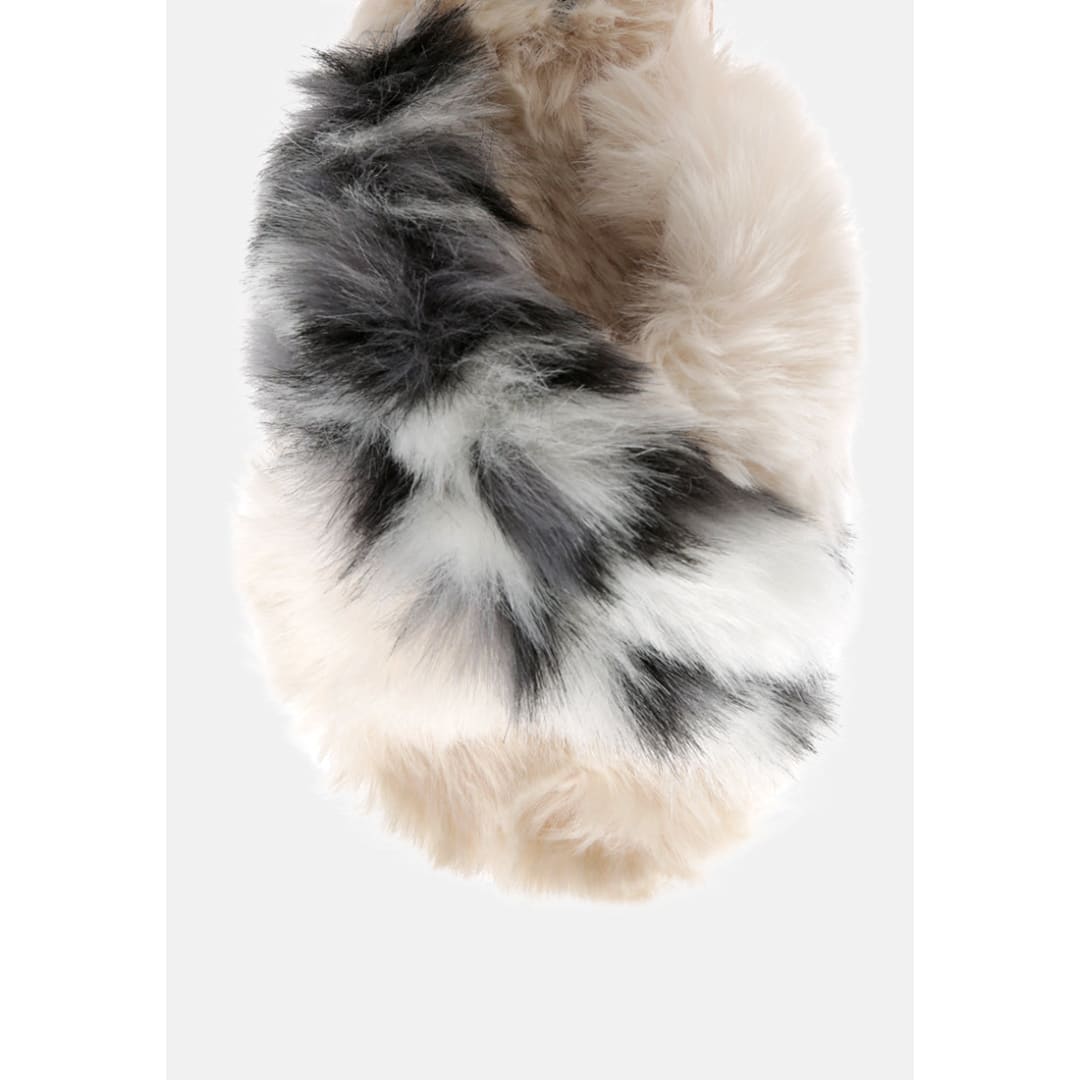 Chipmunk Faux Fur Indoor Flats | London Rag