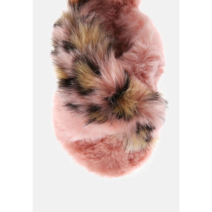 Chipmunk Faux Fur Indoor Flats | London Rag