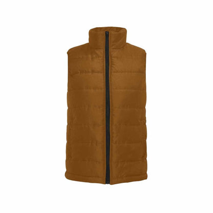 Chocolate Brown Mens Padded Vest | IAA | inQue.Style