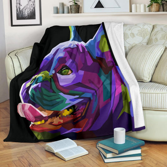 colorful french bulldog geometric pop art | The Urban Clothing Shop™