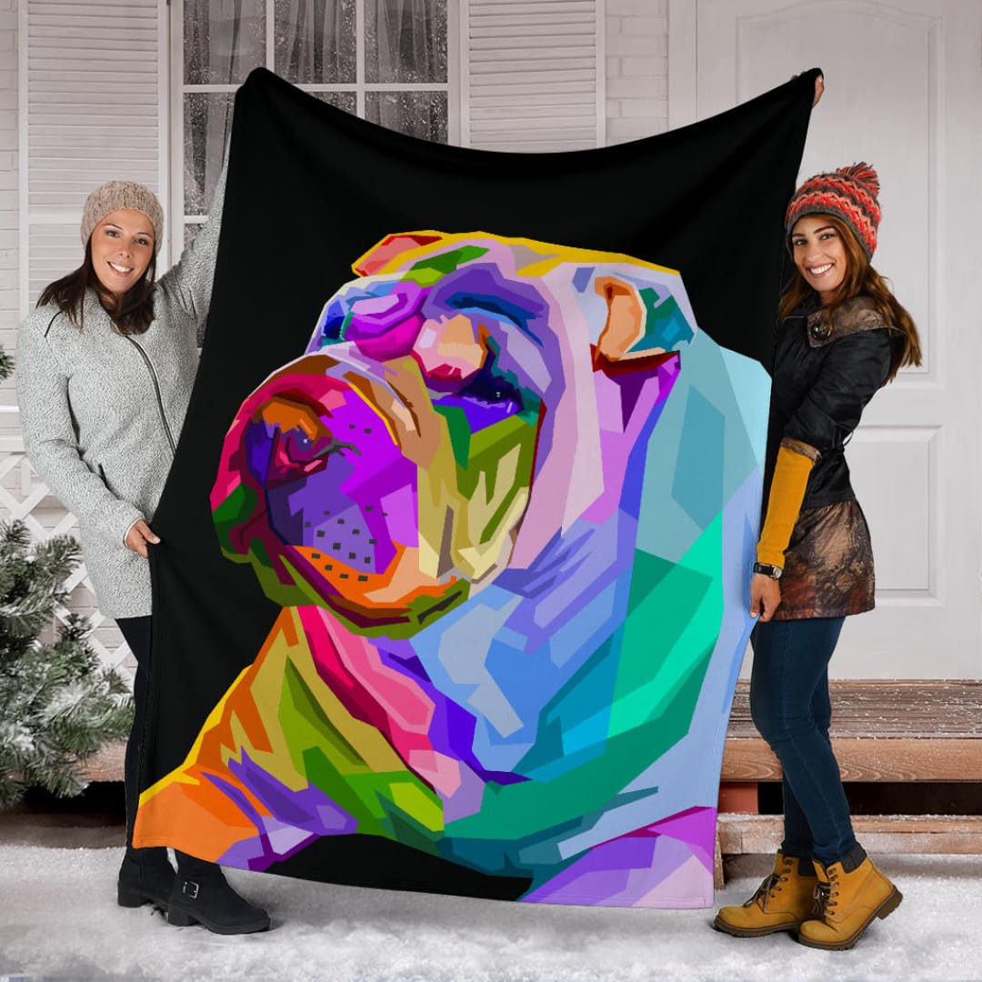 colorful shar pei dog pop art style | The Urban Clothing Shop™