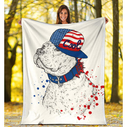 Cool Snapback American Pitbull Premium Blanket | The Urban Clothing Shop™