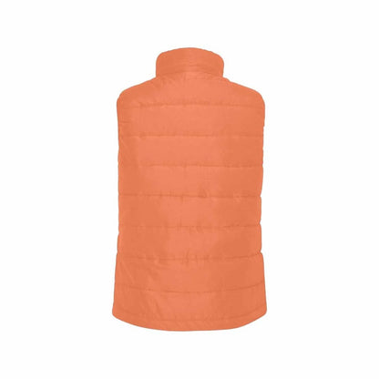 Coral Red Mens Padded Vest | IAA | inQue.Style
