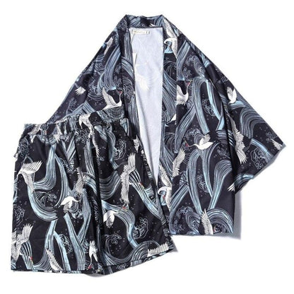 Crane Kimono Shorts Set | The Urban Clothing Shop™