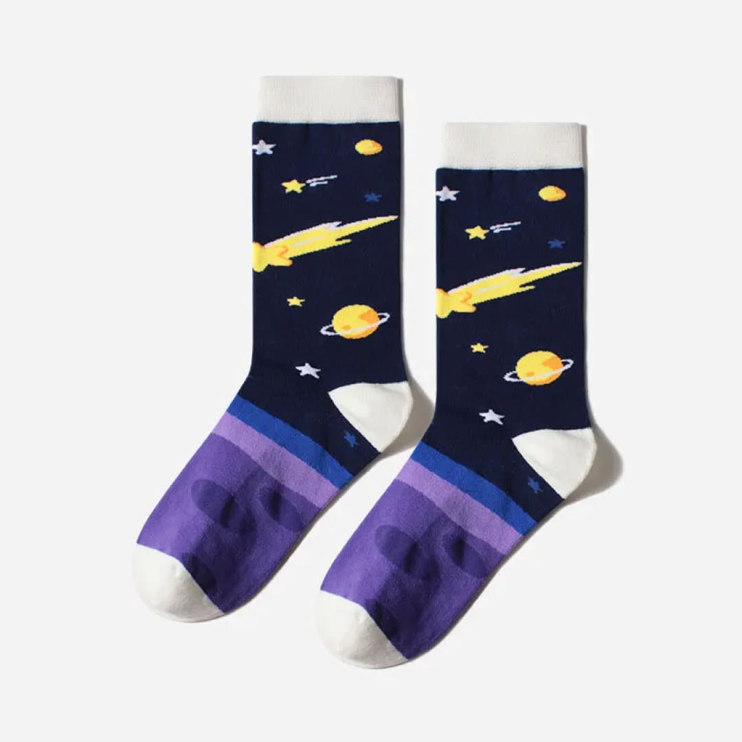 Creative Universe Astronaut Socks | The Urban Clothing Shop™