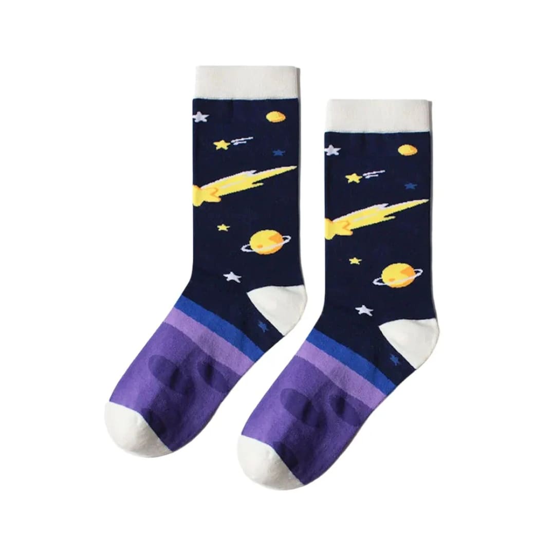 Creative Universe Astronaut Socks | The Urban Clothing Shop™