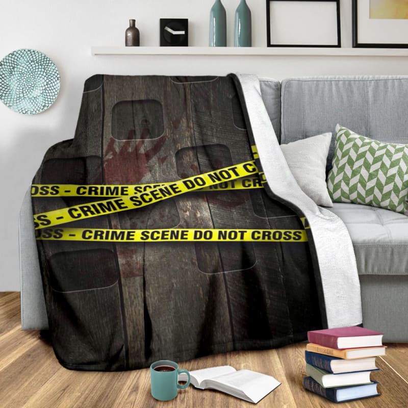 Crime Scene Premium Blanket | The Urban Clothing Shop™