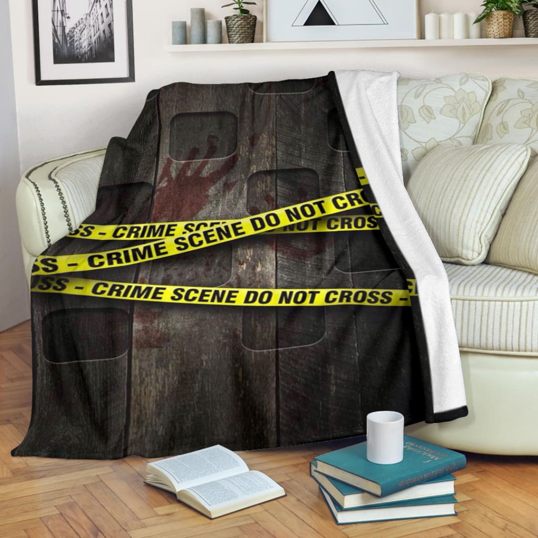 Crime Scene Premium Blanket | The Urban Clothing Shop™