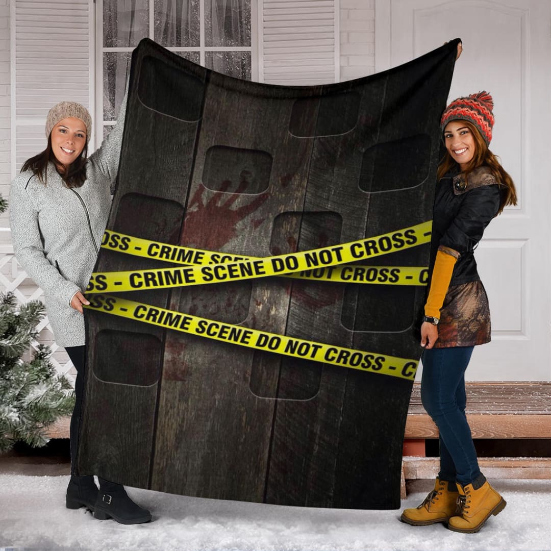 Crime Scene Premium Blanket | The Urban Clothing Shop™