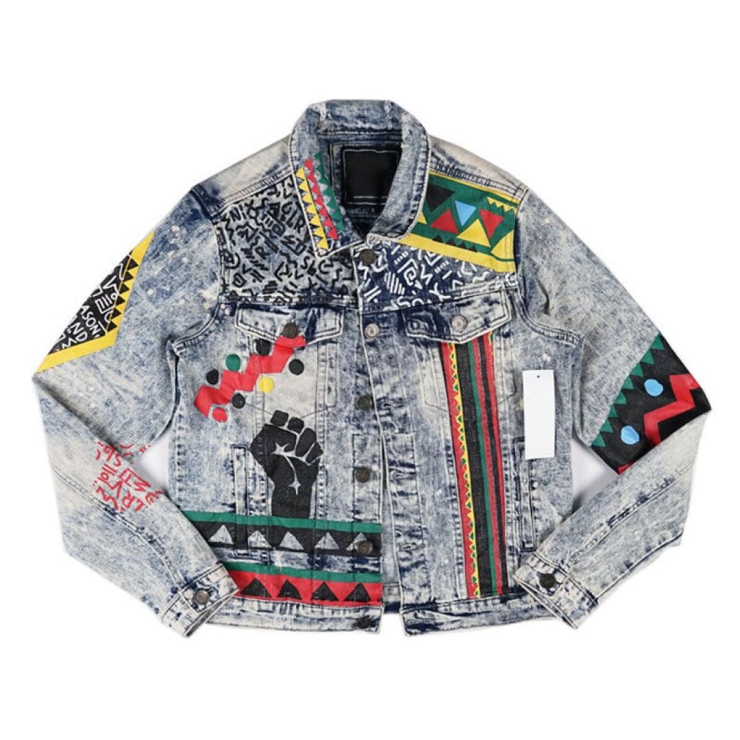 Cultural Fusion Artisan Denim Jacket | The Urban Clothing Shop™