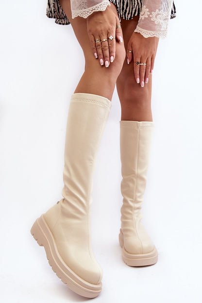 Thigh-Hight Boots Step in style