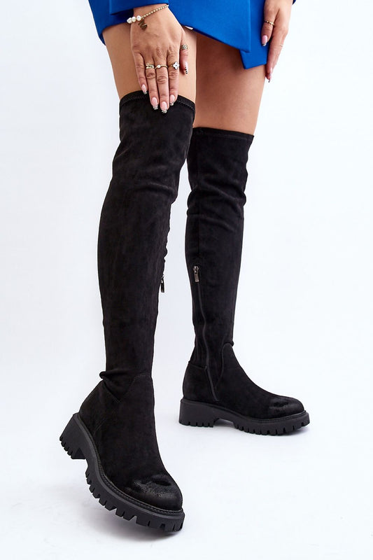 Thigh-Hight Boots Step in style