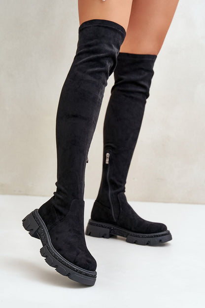 Thigh-Hight Boots Step in style