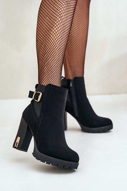 Heel boots Step in style